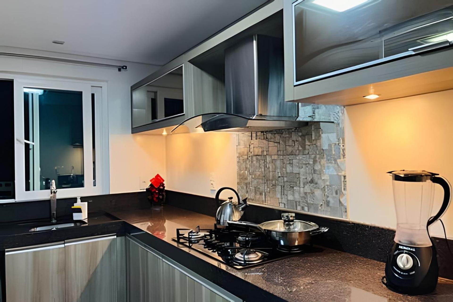 Apartamento 2q Belleville Decorado Completo Com Churrasqueira *